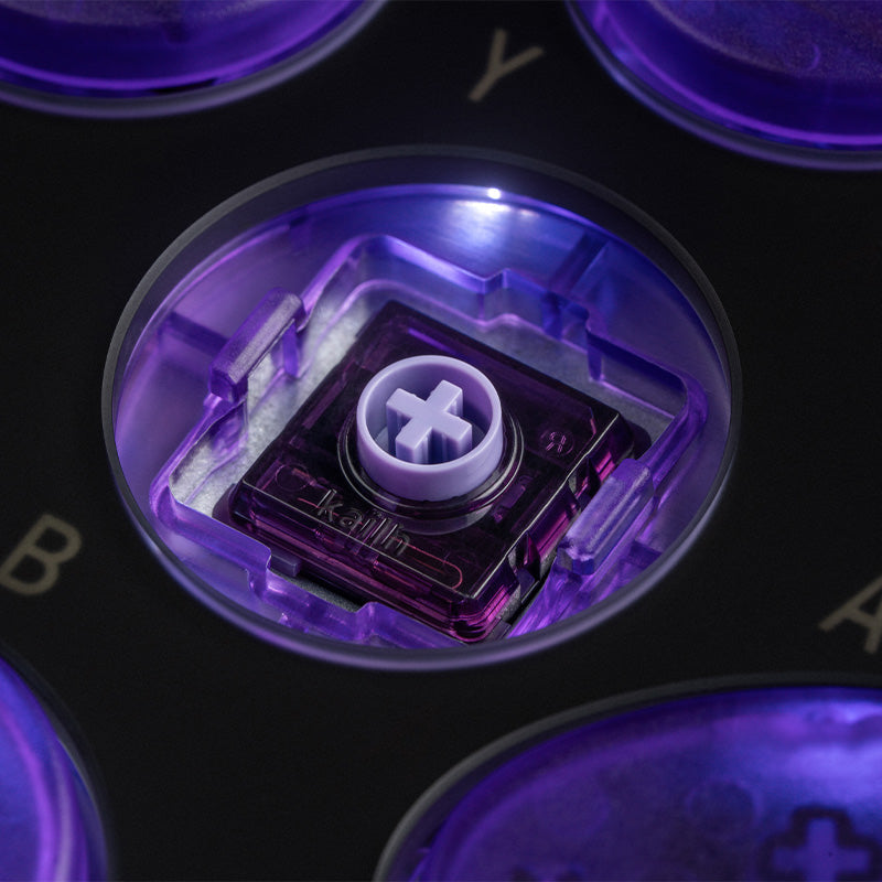 8BitDo Arcade Controller - Transparent Purple Signature Edition - Image 4